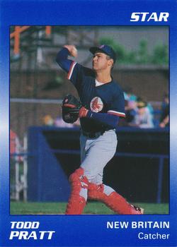 1989 Star New Britain Red Sox - Platinum #15 Todd Pratt Front