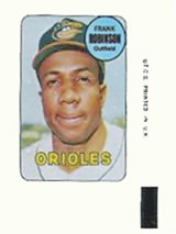 1969 Topps - Decals #NNO Frank Robinson Front
