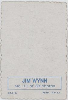 1969 Topps - Deckle #11 Jim Wynn   Back