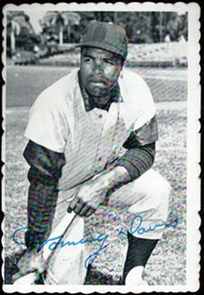 1969 Topps - Deckle #15 Tommy Davis  Front