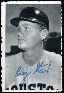 1969 Topps - Deckle #22 Rusty Staub  Front