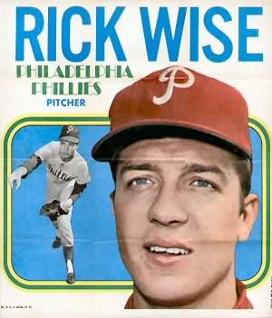 1970 Topps - Posters #8 Rick Wise Front