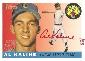 2004 Topps Heritage - Real One Autographs Red Ink #RO-AK Al Kaline Front