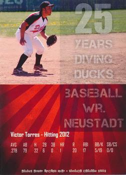 2012 Wiener Neustadt Diving Ducks #NNO Victor Torres Back