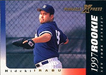 1997 Pinnacle X-Press #137 Hideki Irabu Front