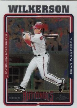 2005 Topps Chrome Updates & Highlights #UH13 Brad Wilkerson Front