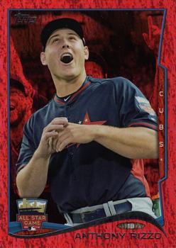 2014 Topps Update - Red Foil #US-98 Anthony Rizzo Front
