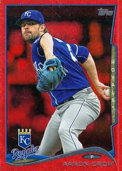 2014 Topps Update - Red Foil #US-228 Aaron Crow Front