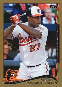 2014 Topps Update - Gold #US-160 Delmon Young Front