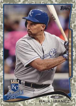 2014 Topps Update - Camo #US-58 Raul Ibanez Front