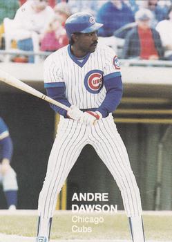 1988 Action Superstars (38 cards, unlicensed) #19 Andre Dawson Front
