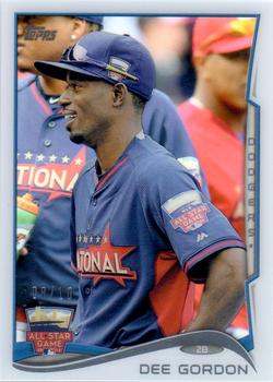 2014 Topps Update - Clear #US-177 Dee Gordon Front