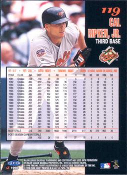 1998 Sports Illustrated World Series Fever #119 Cal Ripken, Jr. Back