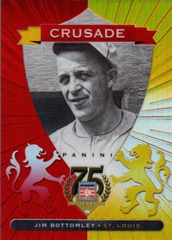 2014 Panini Hall of Fame 75th Year Anniversary - Crusades Red #46 Jim Bottomley Front