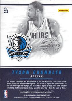 2014-15 Hoops - Authentics Prime #23 Tyson Chandler Back