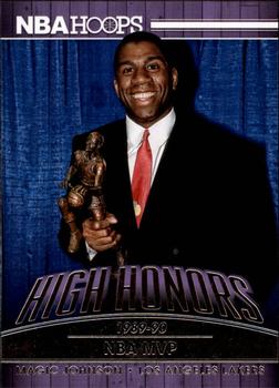 2014-15 Hoops - High Honors #2 Magic Johnson Front