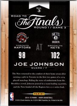 2014-15 Hoops - Road to the Finals #3 Joe Johnson Back