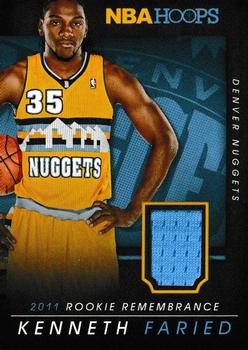 2014-15 Hoops - Rookie Remembrance #17 Kenneth Faried Front