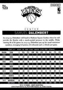 2014-15 Hoops - Green #123 Samuel Dalembert Back