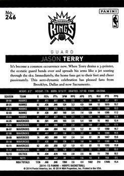 2014-15 Hoops - Green #246 Jason Terry Back