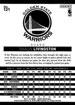 2014-15 Hoops - Red #121 Shaun Livingston Back