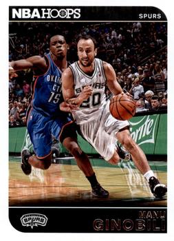 2014-15 Hoops - Red Back #88 Manu Ginobili Front