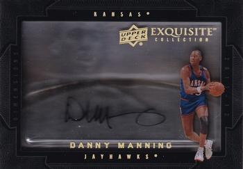 2011-12 Upper Deck Exquisite - Dimensions Autographs #D-DM Danny Manning Front