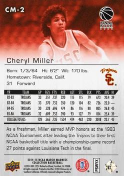 2014-15 Upper Deck NCAA March Madness #CM-2 Cheryl Miller Back