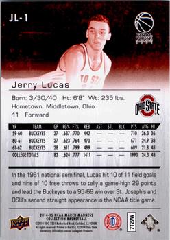 2014-15 Upper Deck NCAA March Madness #JL-1 Jerry Lucas Back