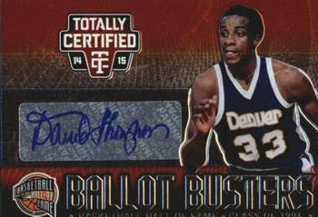 2014-15 Panini Totally Certified - Ballot Busters Signatures #BB-DT David Thompson Front