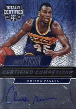 2014-15 Panini Totally Certified - Competitor Autographs #C-CP Chuck Person Front