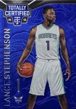 2014-15 Panini Totally Certified - Platinum Blue #89 Lance Stephenson Front