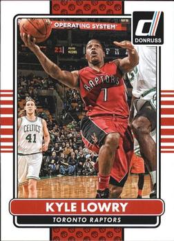 2014-15 Donruss #29 Kyle Lowry Front