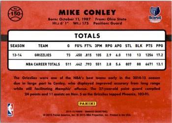2014-15 Donruss #150 Mike Conley Back