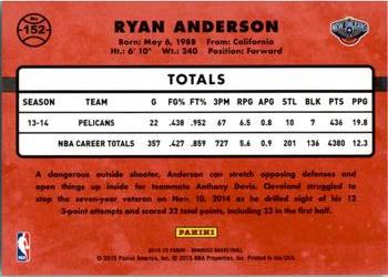 2014-15 Donruss #152 Ryan Anderson Back