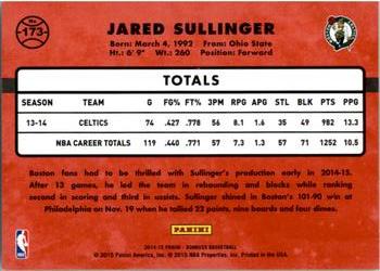 2014-15 Donruss #173 Jared Sullinger Back