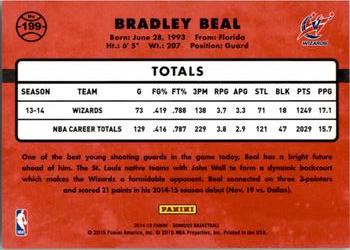 2014-15 Donruss #199 Bradley Beal Back