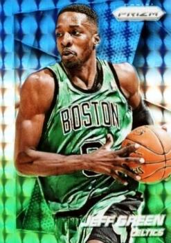 2014-15 Panini Prizm - Prizms Blue and Green Mosaic #65 Jeff Green Front