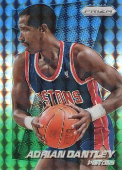 2014-15 Panini Prizm - Prizms Blue and Green Mosaic #151 Adrian Dantley Front