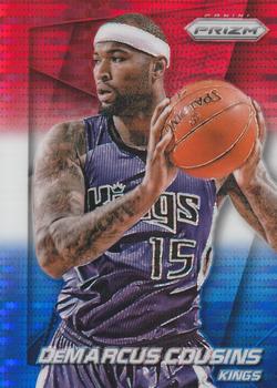 2014-15 Panini Prizm - Prizms Red White and Blue Pulsar #61 DeMarcus Cousins Front