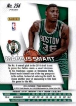 2014-15 Panini Prizm - Prizms Yellow and Red Mosaic #256 Marcus Smart Back