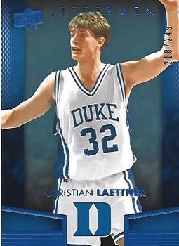 2014-15 Upper Deck Lettermen - Blue #12 Christian Laettner Front