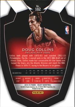 2014-15 Panini Select #182 Doug Collins Back