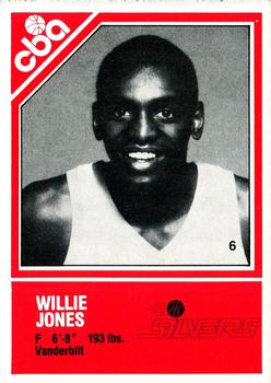 1982-83 TCMA CBA #6 Willie Jones Front