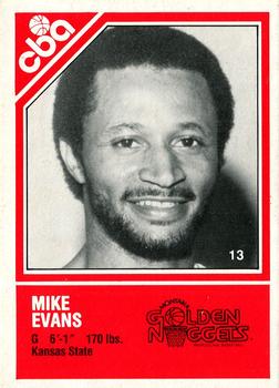 1982-83 TCMA CBA #13 Mike Evans Front