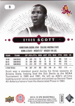 2014-15 SP Authentic #9 Byron Scott Back