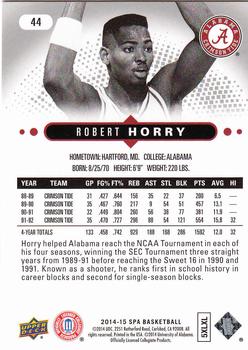 2014-15 SP Authentic #44 Robert Horry Back