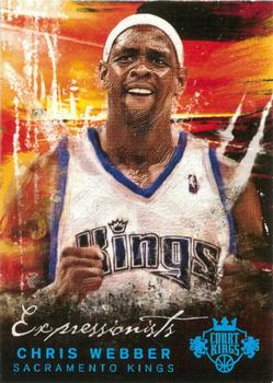 2014-15 Panini Court Kings - Expressionists Sapphire #30 Chris Webber Front