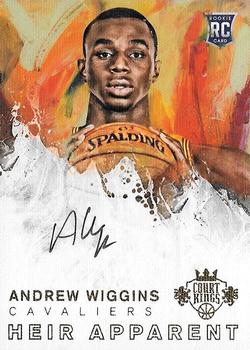 2014-15 Panini Court Kings - Heir Apparent Autographs #HA-AW Andrew Wiggins Front