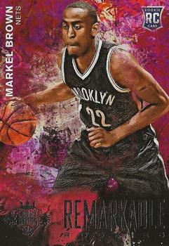 2014-15 Panini Court Kings - Remarkable Rookies #43 Markel Brown Front